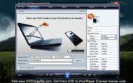 Extra DVD to iPod Ripper Express screenshot
